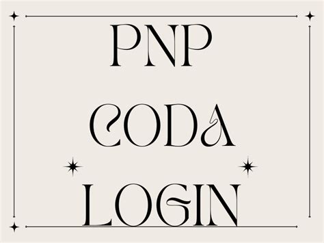 pnpcoda|pnpcoda log in.